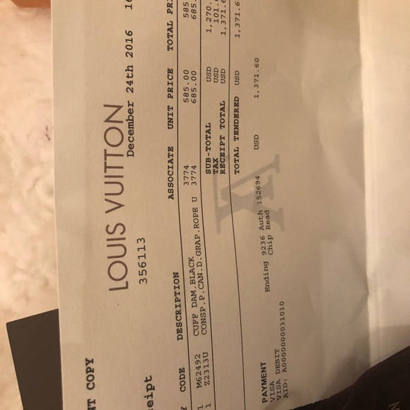 Men’s Louis Vutton bracelet and necklace - Picture 8 of 8